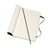 Notesbog Moleskine classic large soft r myr green 13x21cm