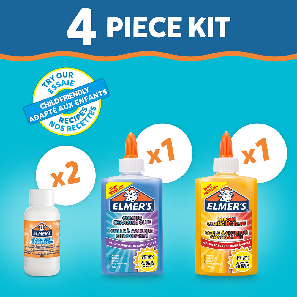 D2 Elmers colour change slime kit