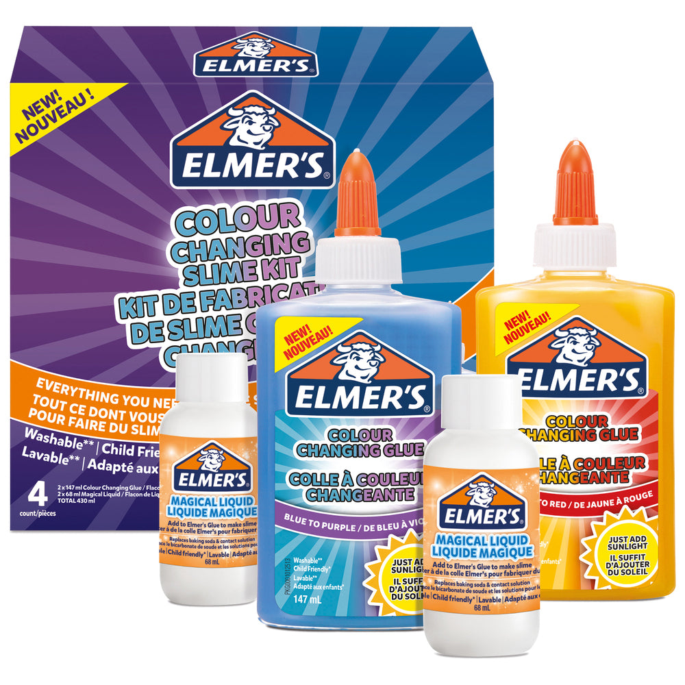 D2 Elmers colour change slime kit