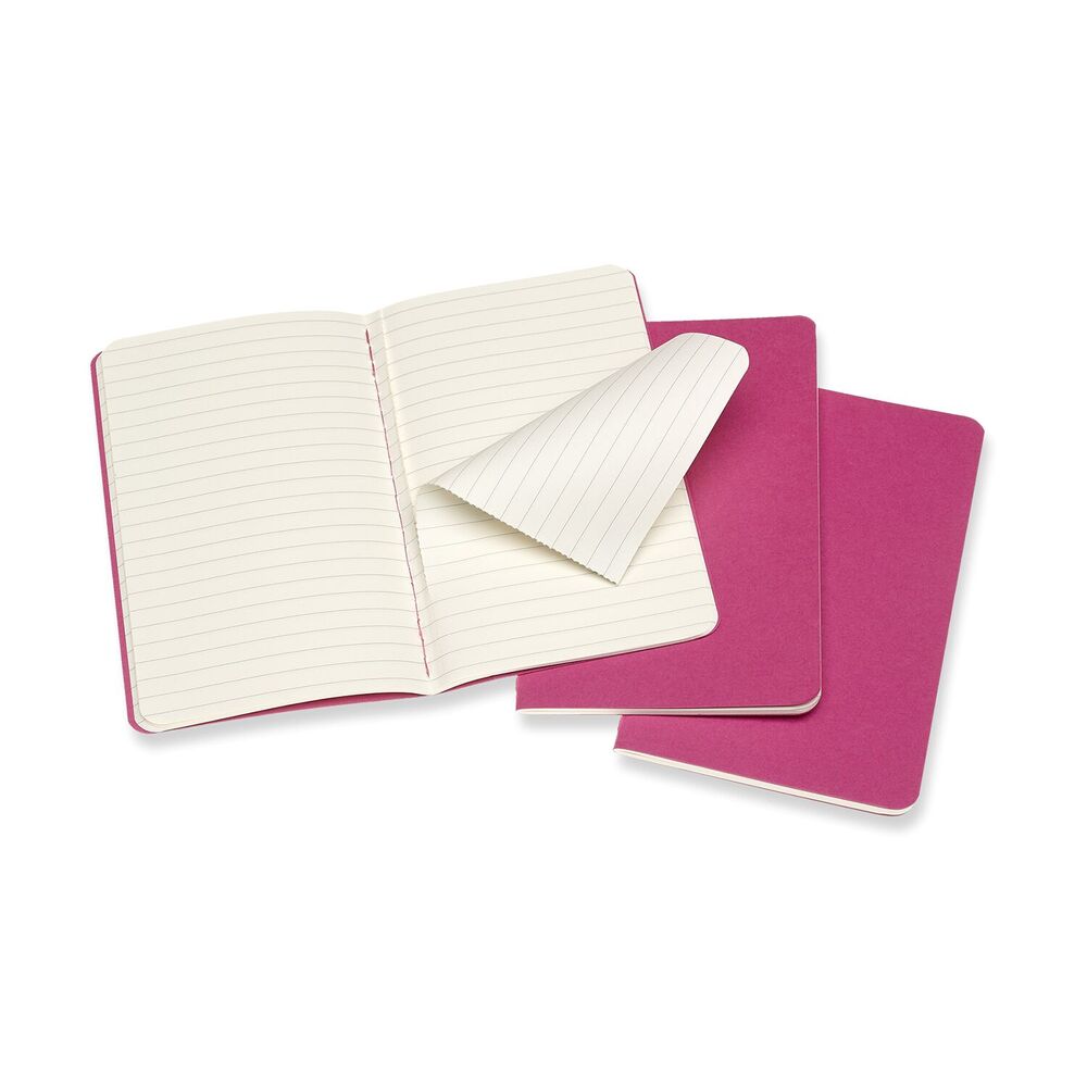Notesbog Moleskine cahiers pocket pink journal r 9x14cm