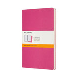 Notesbog Moleskine cahiers large pink journal r 13x21cm