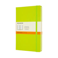 Notesbog Moleskine classic large hard r lemgreen 13x21cm