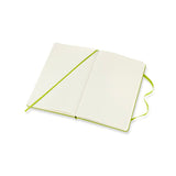 Notesbog Moleskine classic large hard r lemgreen 13x21cm
