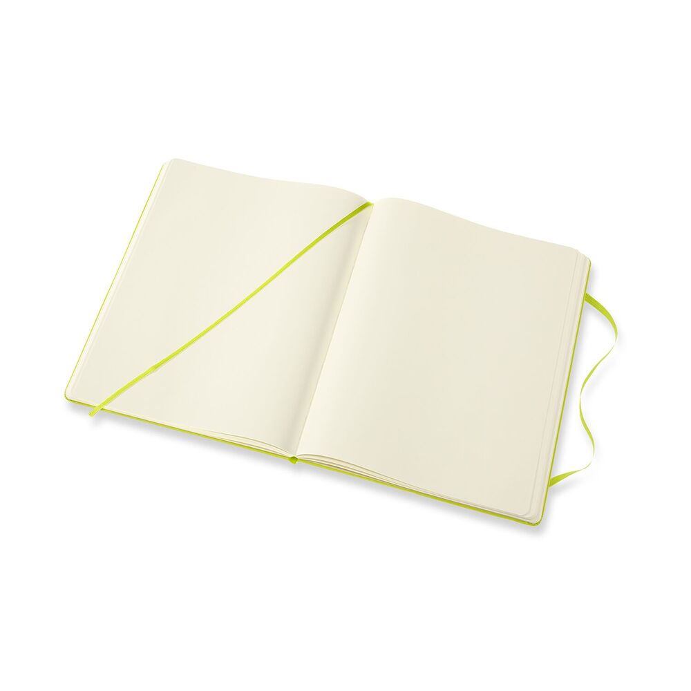 Notesbog Moleskine classic xl hard p lemgreen 19x25cm