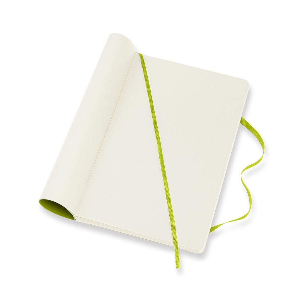 Notesbog Moleskine classic large soft p lemgreen 13x21cm
