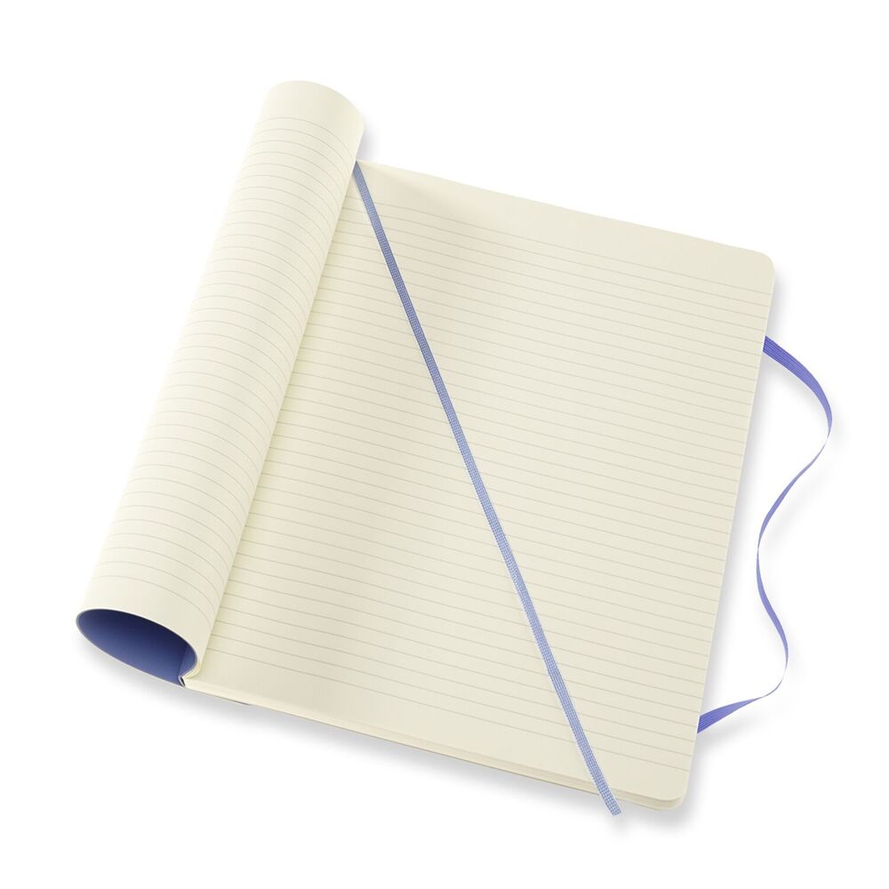 Notesbog Moleskine classic xl soft r hyd.blue 19x25cm