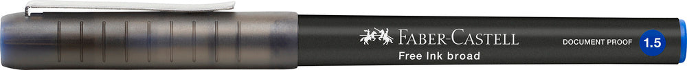 Broadpen free ink Faber-Castell 1,5 blå