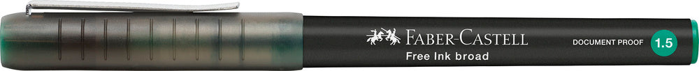 Broadpen free ink Faber-Castell 1,5 grøn