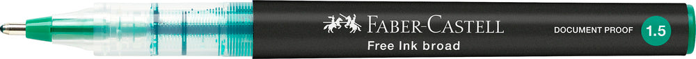 Broadpen free ink Faber-Castell 1,5 grøn