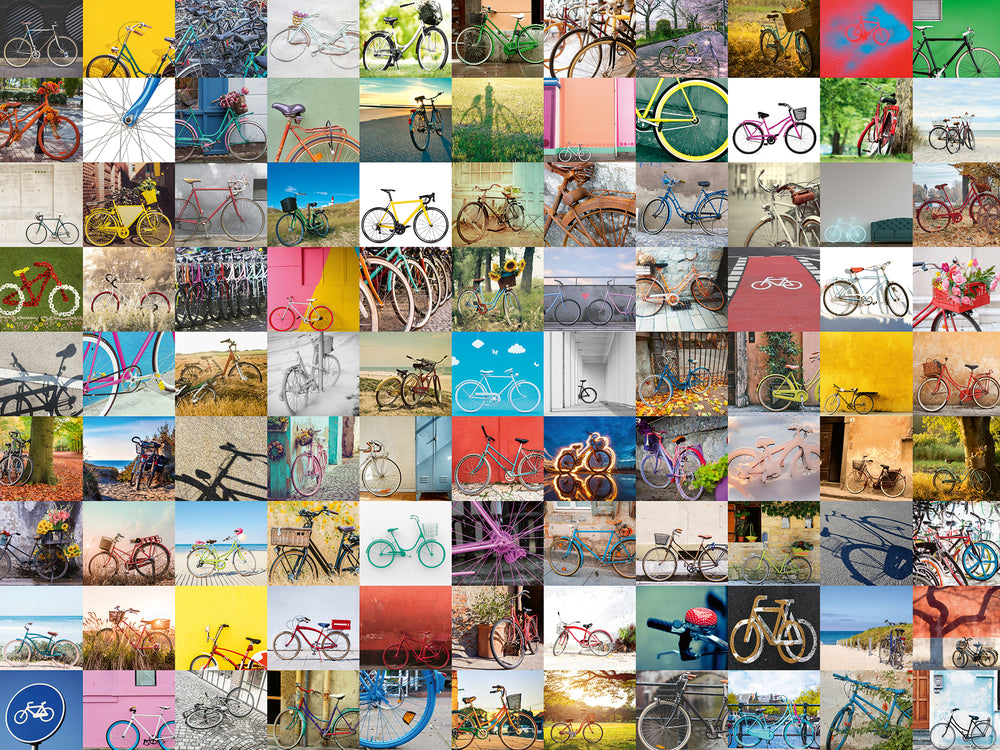 Puslespil 99 bicycles and more 1500 brikker