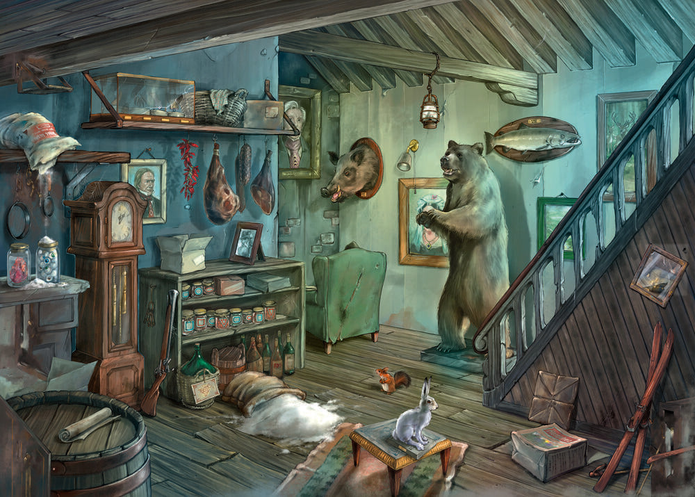 Puslespil ESCAPE The Forbidden Basement 759 brikker
