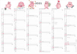 Kontorkalender A4 humor grise 2021 30 x 21 Mayland