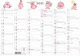 Kontorkalender A4 humor grise 2021 30 x 21 Mayland