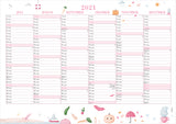 Vægkalender A3 annies 2021 30 x 42 cm Mayland