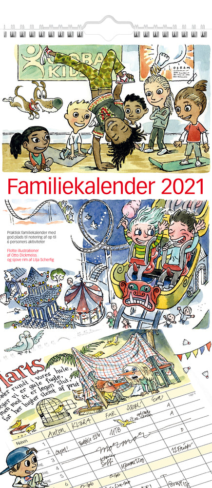 Familiekalender otto dickmeiss illu 2021 Mayland