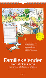 Familiekalender A3 otto dickmeiss illu. 4 kol. 2021 Mayland