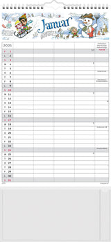 Familiekalender A3 otto dickmeiss illu. 4 kol. 2021 Mayland