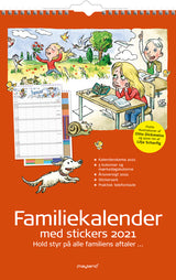 Familiekalender A3 otto dickmeiss illu. 5 kol. 2021 Mayland