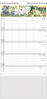 Familiekalender A3 otto dickmeiss illu. 5 kol. 2021 Mayland