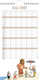 Familiekalender jan lööf  2021 22 x 43 cm Mayland