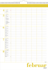 Familiekalender stor 7 kol. 2021 34 x 48 cm Mayland