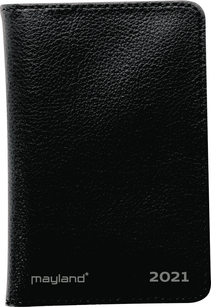 Nano planner kunstskind sort 2021 6,5 x 10 cm Mayland