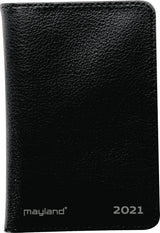 Nano planner kunstskind sort 2021 6,5 x 10 cm Mayland