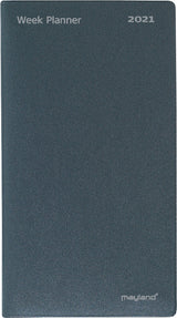 Index planner måned vinyl grå 2021 9 x 17 cm Mayland