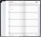 Index planner måned sort 2021 9 x 17 cm Mayland