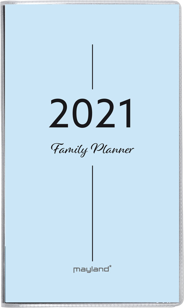 Familiekalender m/illu 4 kol. 2021 9 x 17 cm Mayland