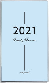Familiekalender m/illu 4 kol. 2021 9 x 17 cm Mayland