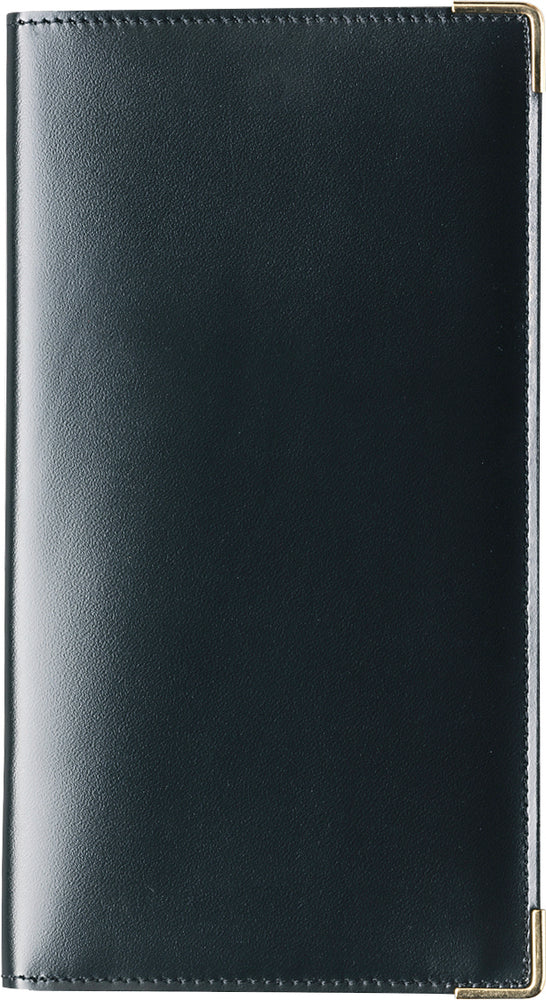 Index planner måned skind sort 2021 9 x 17cm Mayland
