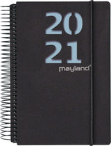 Spiralkalender 1 dag sort 2 blade 2021 Mayland