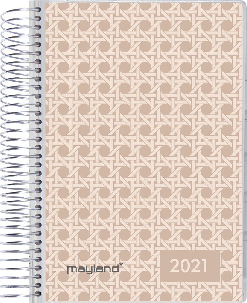 Spiralkalender1 dag pp 4 illu 2021 12 x 17cm Mayland