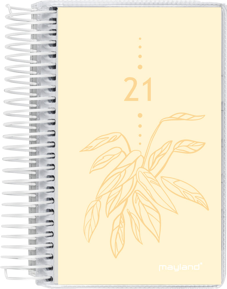 Minispiralkalender 1dag pp 4 ill 2021 8x13cm Mayland
