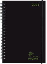 Eco line A5 ugekalender sort 2021 15 x 21 cm Mayland