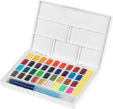 Watercolour Faber-Castell 36 ass i palette+water brush