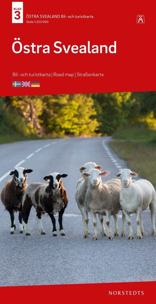 Östra Svealand : bil- och turistkarta - road map - Straßenkarte