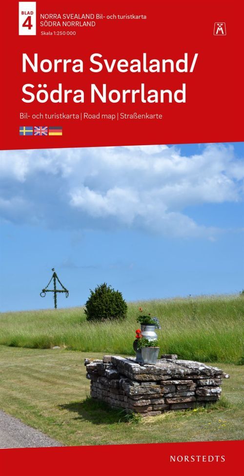 Norra Svealand / Södra Norrland : bil- och turistkarta - road map - Straßenkarte