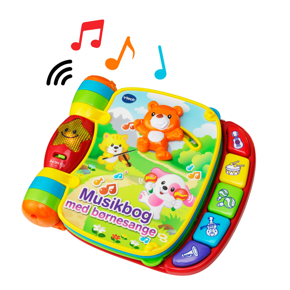 D2 Vtech Baby musikbog med børnesange