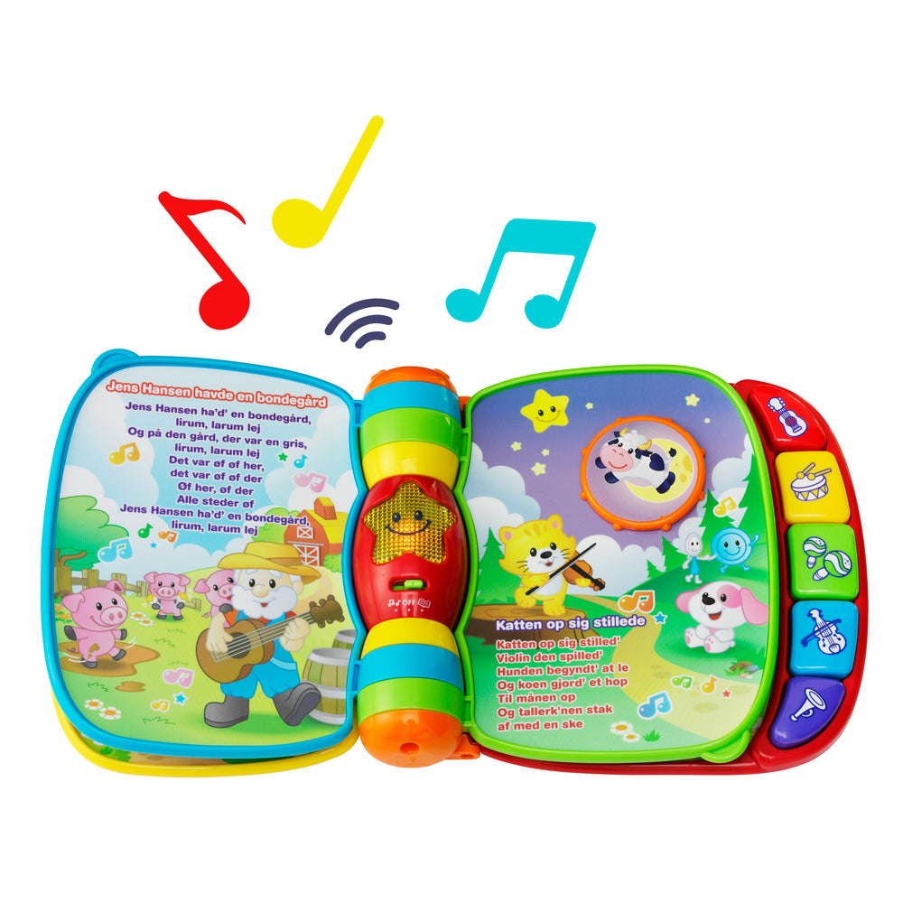 D2 Vtech Baby musikbog med børnesange