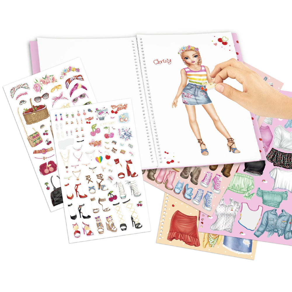 Dress me up TOPModel Designbog Cherry Bomb