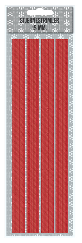 Stjernestrimler brushed net 15 mm