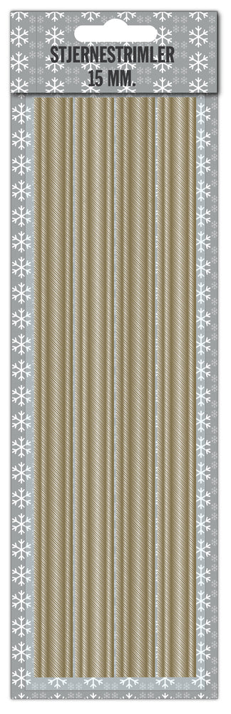 Stjernestrimler brushed net 15 mm