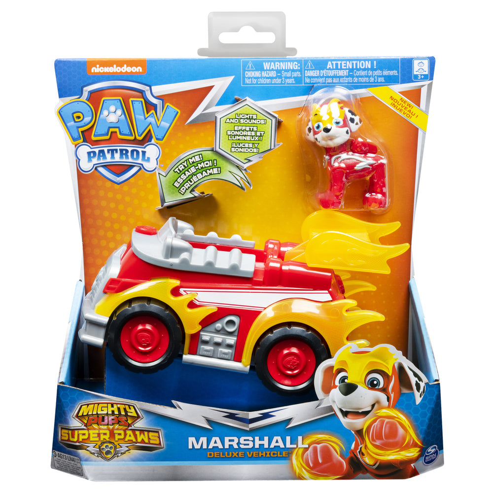Mighty pups themed vehicles