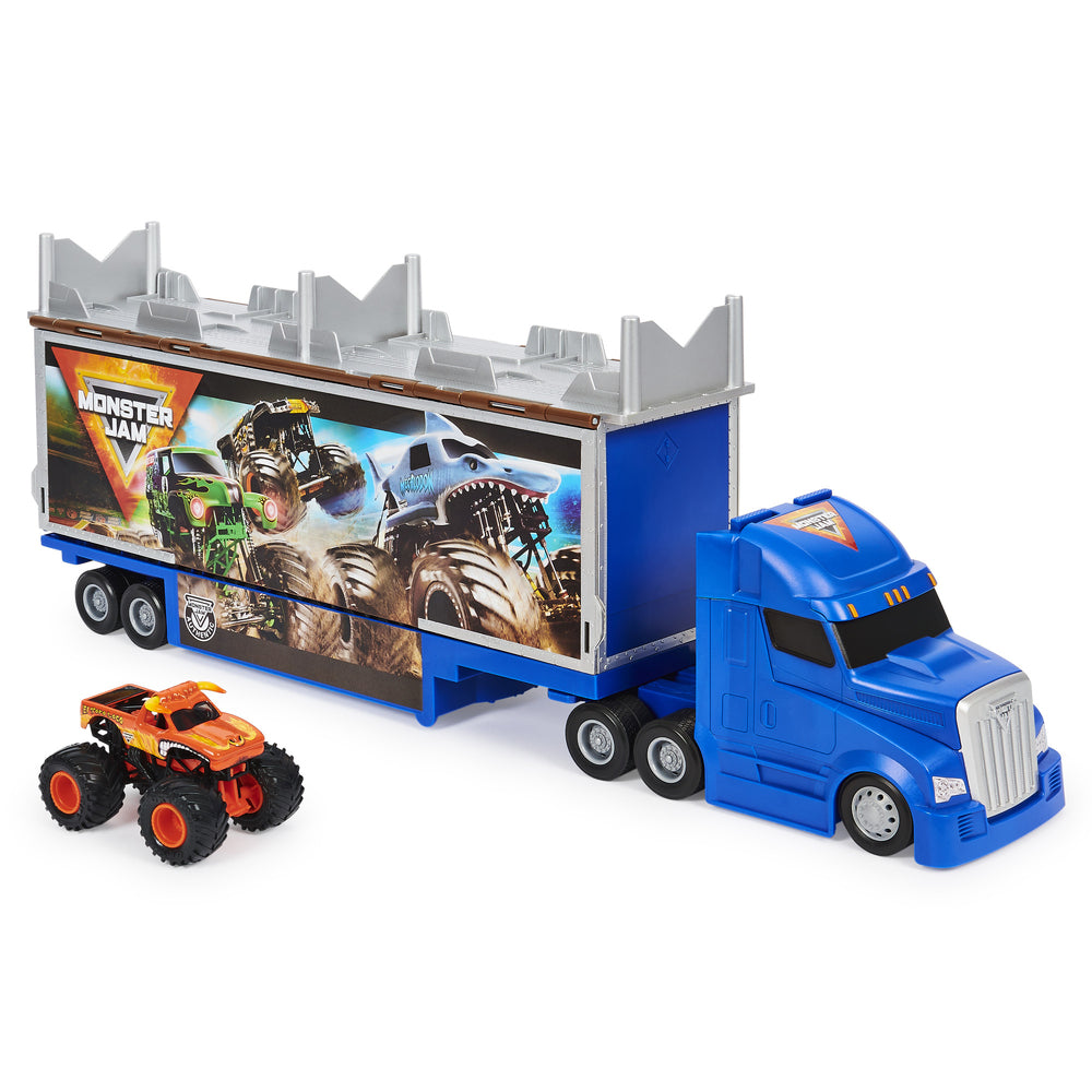 Monster jam 1:64 hauler playset