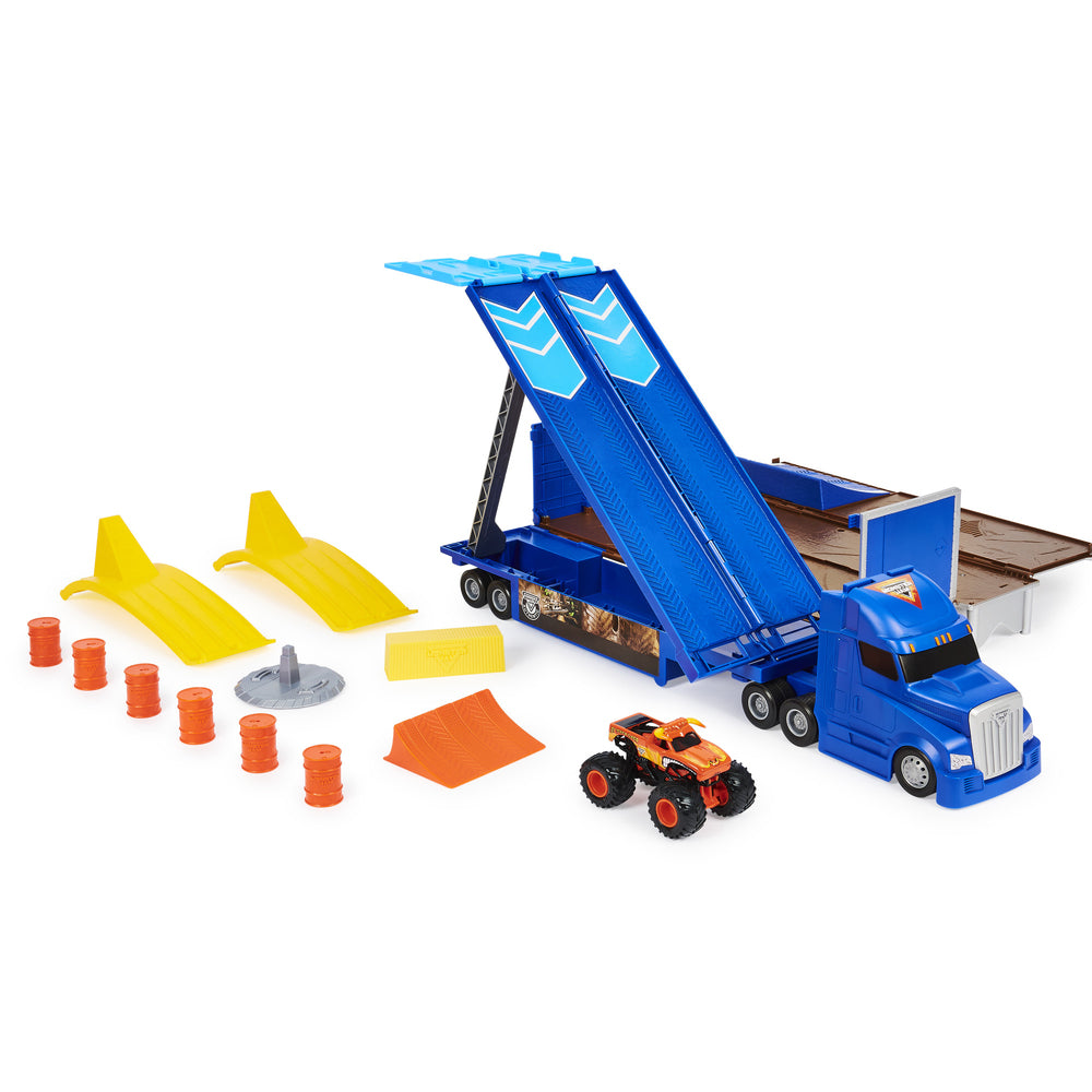 Monster jam 1:64 hauler playset