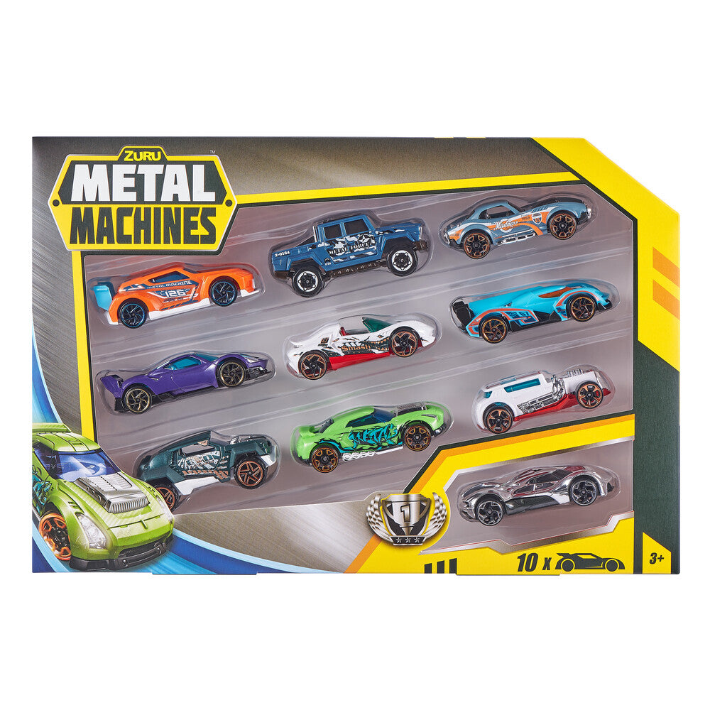 D2 Metal Machines Mini Racing Car 10-Pak