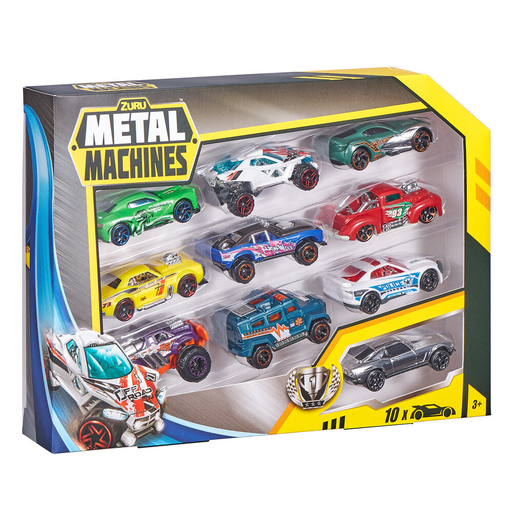 D2 Metal Machines Mini Racing Car 10-Pak