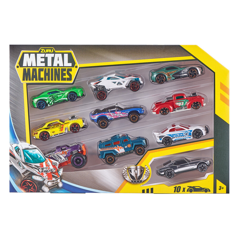 D2 Metal Machines Mini Racing Car 10-Pak